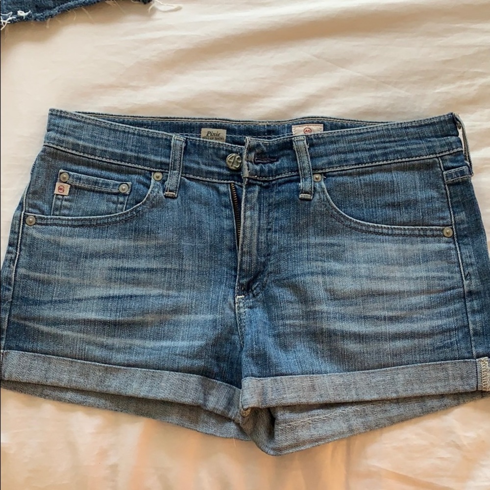 AG denim shorts